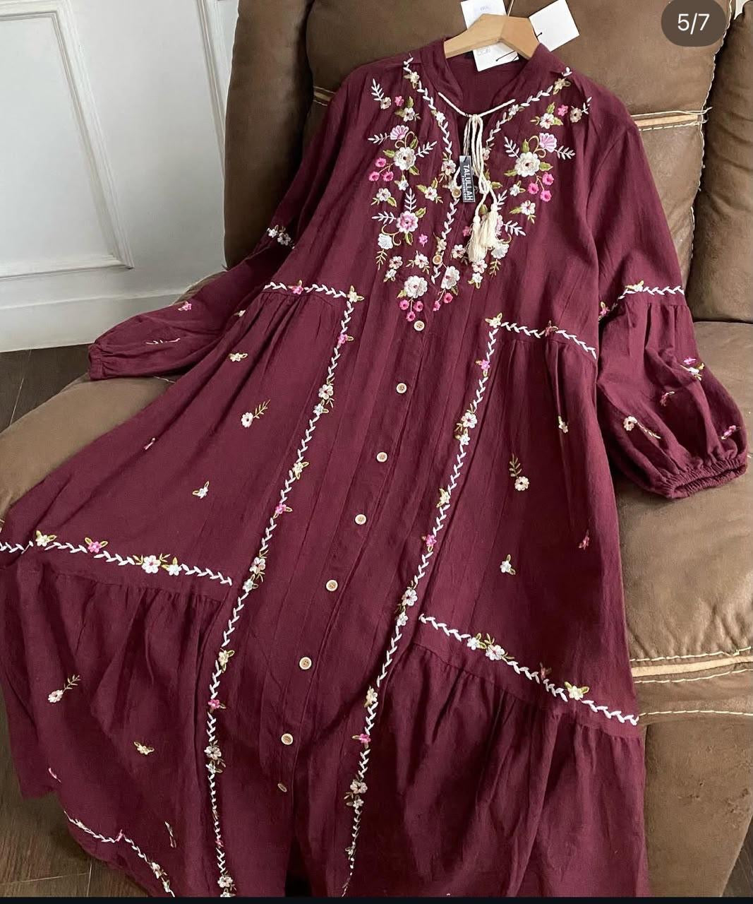 Zuaira Embroidery Frock