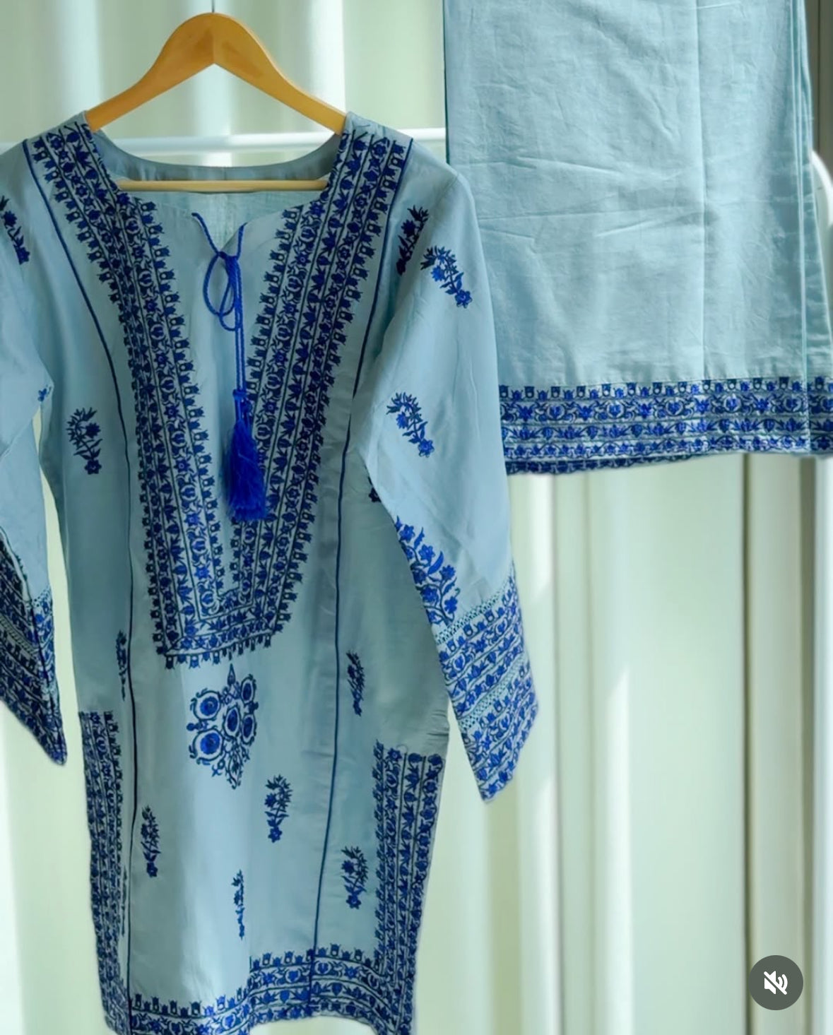 Blue Jugno Two Piece