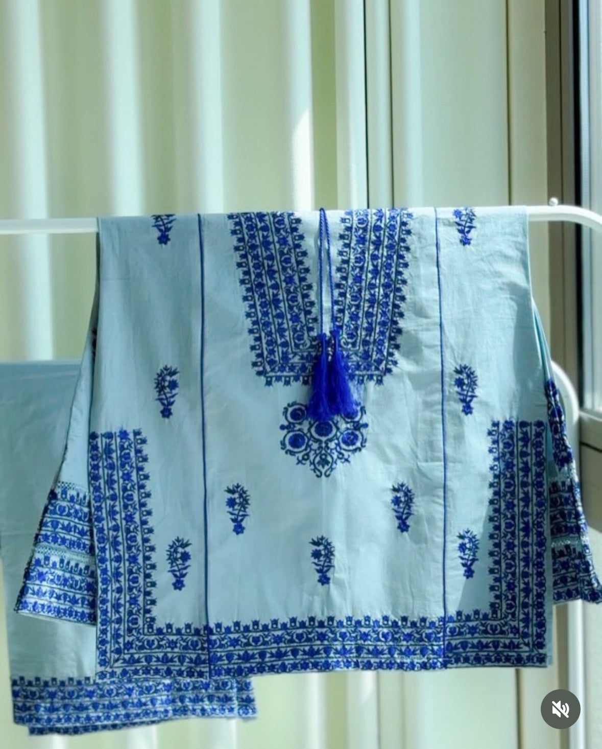 Blue Jugno Two Piece