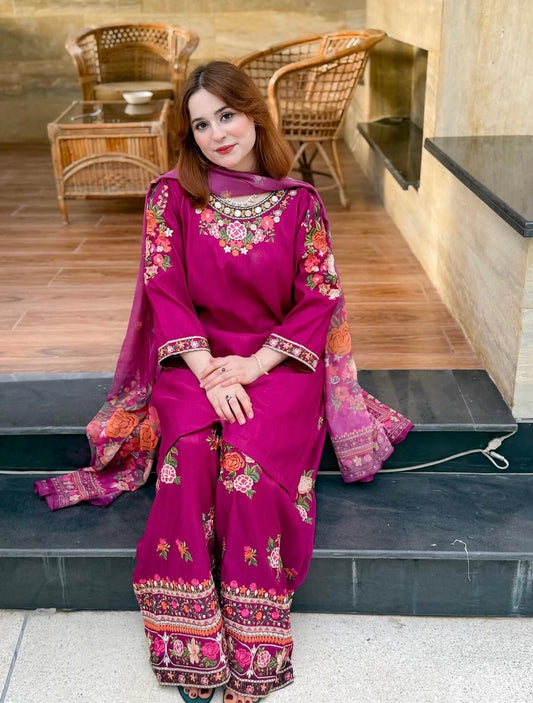 Maysuri 3pcs lawn duppata