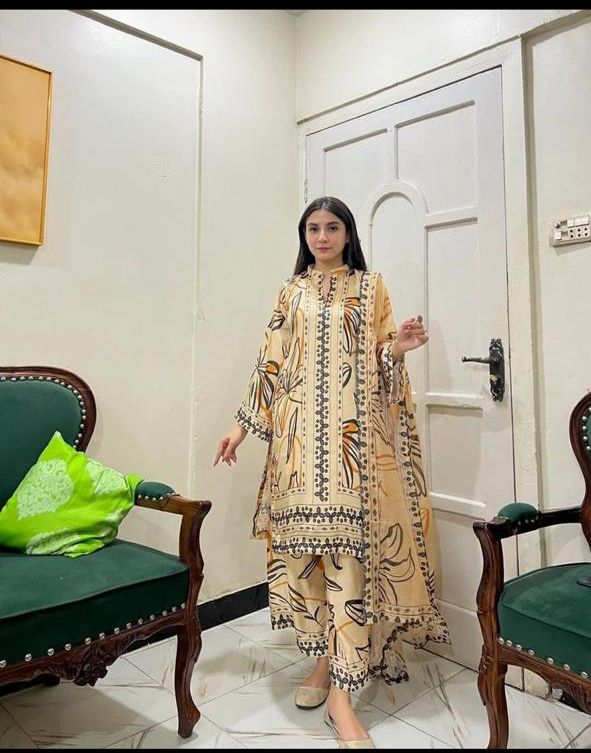 Printed 3pcs lawn