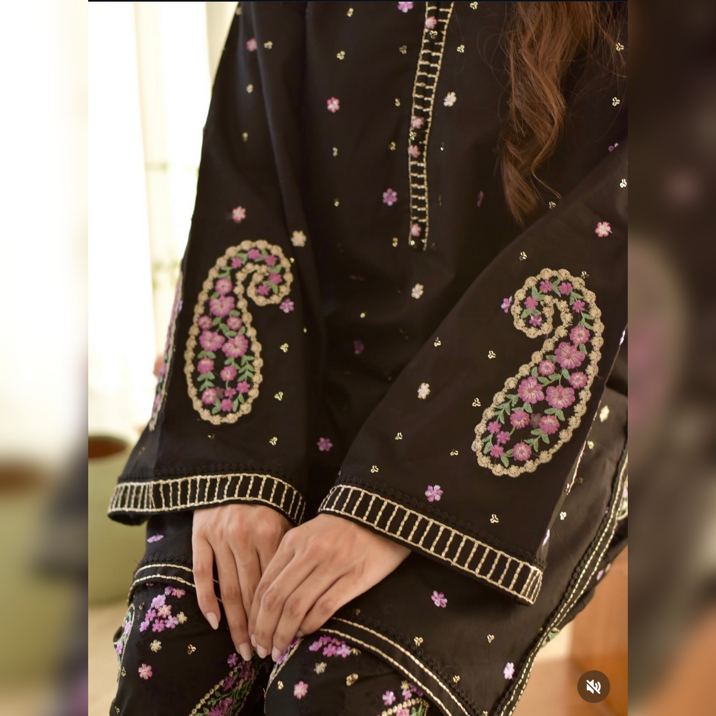 Dhanak Embroidery Two Piece