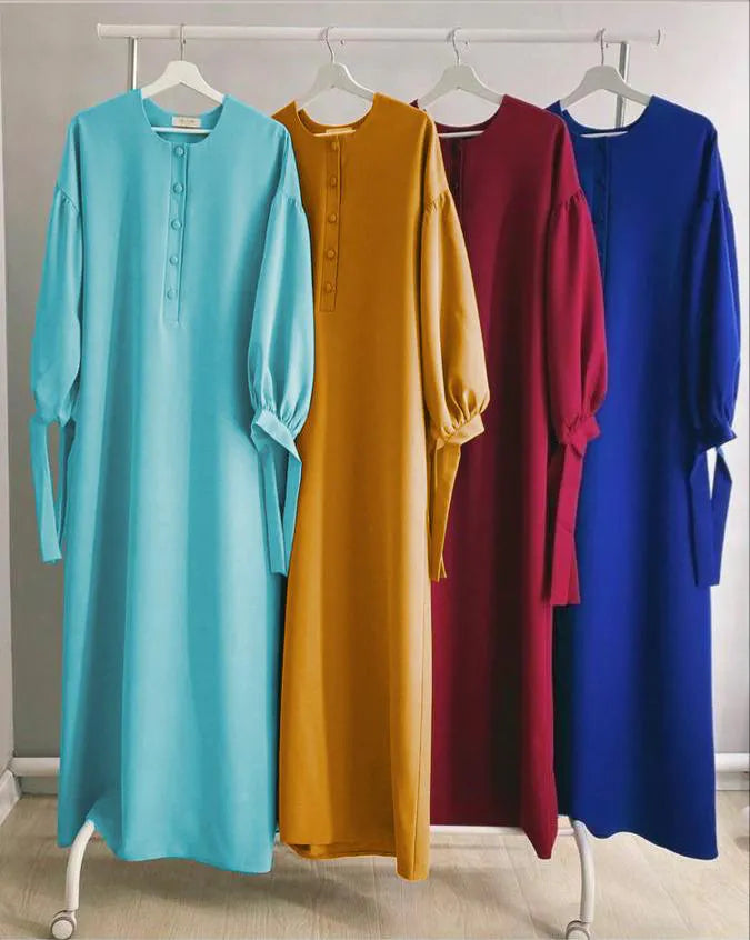 Sleeve Ribbon Abaya