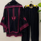 Aizel Embroidery Three Piece