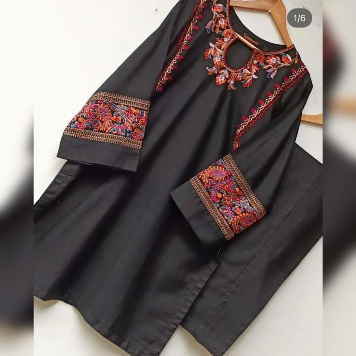 Khaddar Embroidery Two Piece