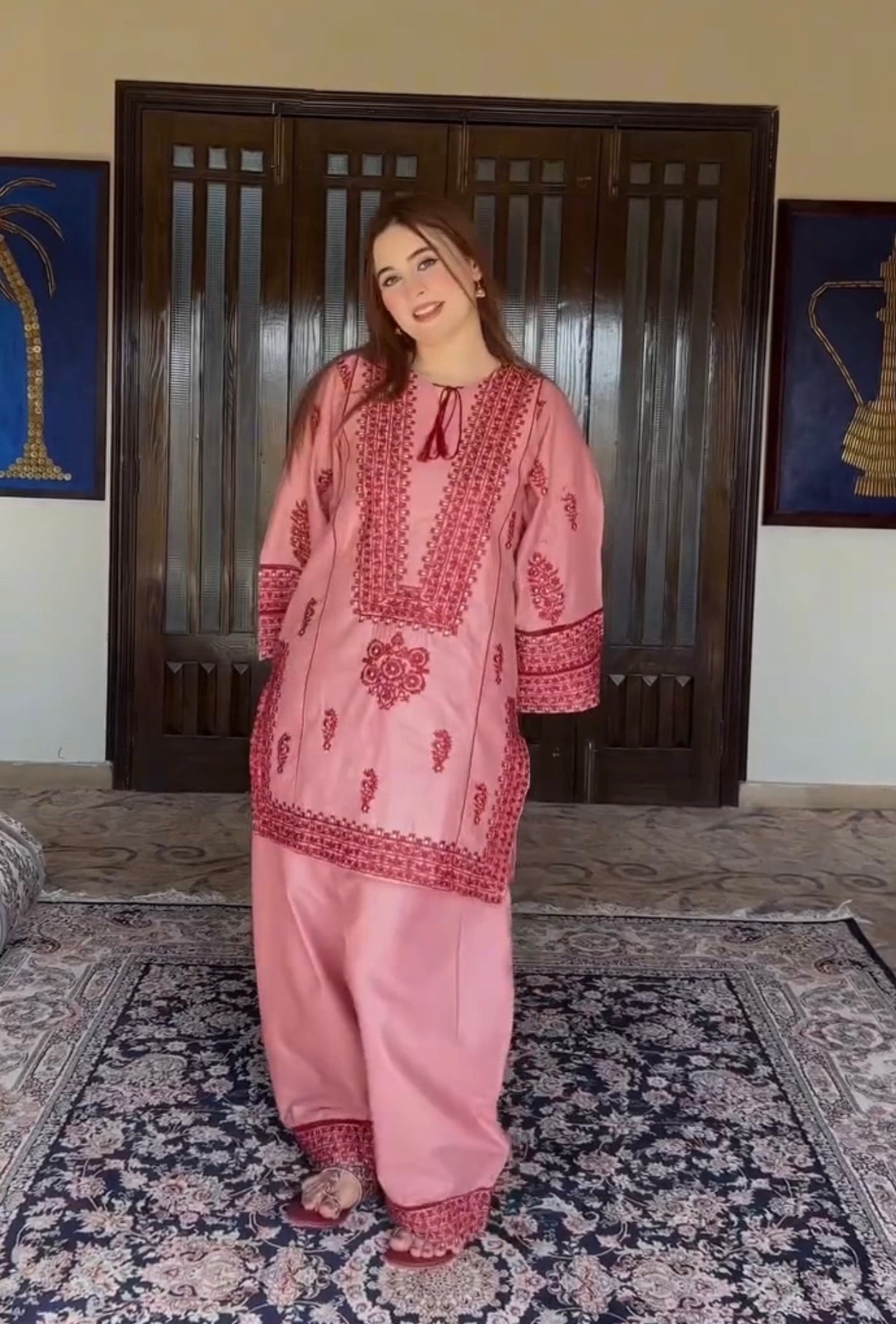 Jugnu Pink-Dress