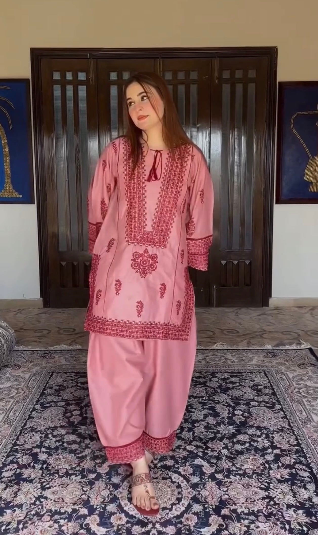 Jugnu Pink-Dress
